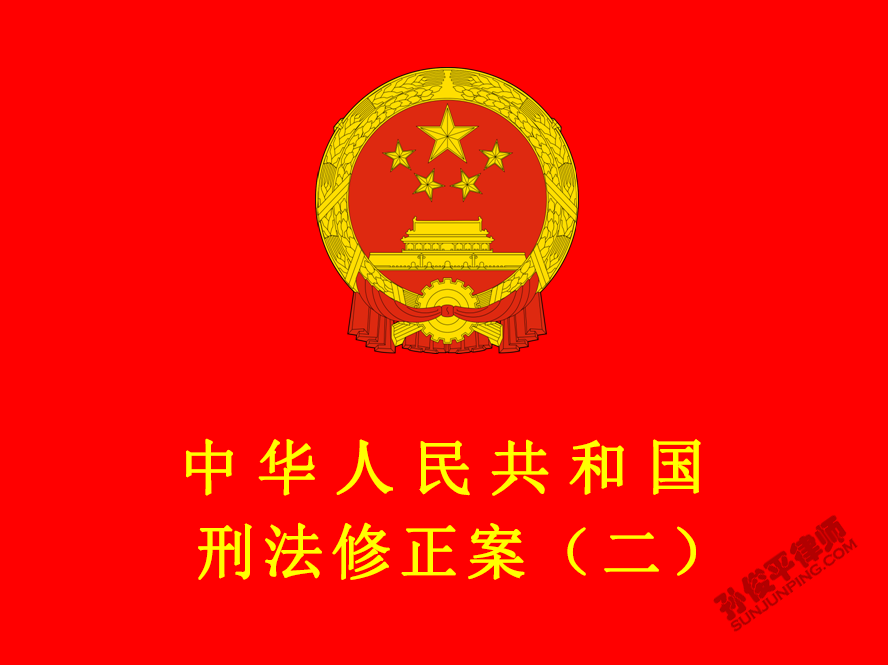 中华人民共和国刑法修正案（二）